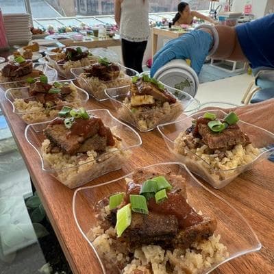 Rise Cafe event food setup photo 3